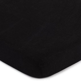 Cearşaf 4Home jersey, negru, negru, 140 x 200 cm