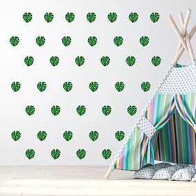 PIPPER. Autocolant de perete "Frunze de Monstera 3”