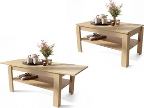 Mazzoni ASTI-R Stejar Oasis – MASĂ/MĂSUȚĂ CAFEA MODERNĂ CU BLAT EXTENSIBIL