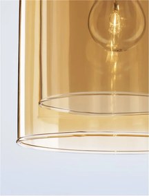 Lustra, Pendul modern Velor champagne 18cm