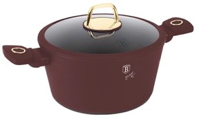 Oală cu capac 30 cm, 8L – Berlinger Haus Leonardo Collection BH 8043, cu strat titan, perfectă pentru mese mari și curățare rapidă