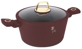 Oală cu capac 30 cm, 8L – Berlinger Haus Leonardo Collection BH 8043, cu strat titan, perfectă pentru mese mari și curățare rapidă