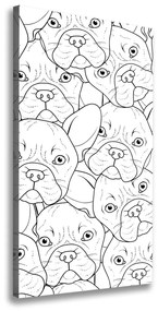 Imprimare tablou canvas Bulldogs franceză