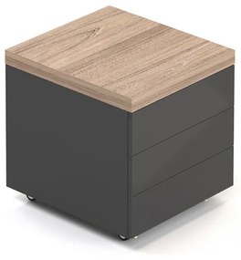 Container mobil Lineart 60 x 50 cm, ulm deschis / antracit