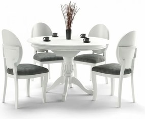 Masa de bucaterie William, alba