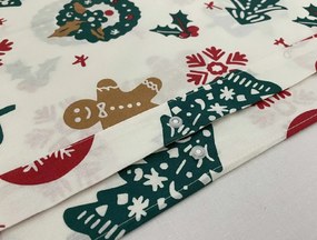 Lenjerie de pat din bumbac MERRY MOOD albă Dimensiune lenjerie de pat: 70 x 90 cm | 140 x 200 cm