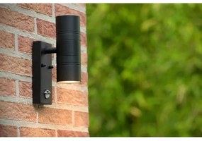 Lucide 14866/10/30 - LED Lampă exterior cu senzor ARNE-LED 2xGU10/5W/230V