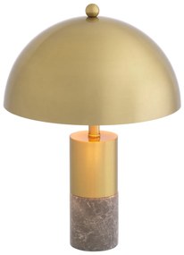 Veioza design LUX marmura gri/ metal alama Flair S
