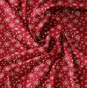 Lenjerie de pat din microfibra SNOWFALL red Dimensiune lenjerie de pat: 2 buc 70 x 90 cm | 200 x 220 cm