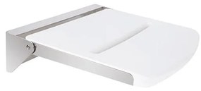 Scaun de duș 46,2x12 cm argintiu/alb