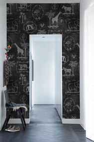 Fototapet, Animal Party, Blackboard, Rebel Walls