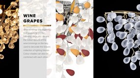 Pendul modern cristal Bohemia design LUX GRAPES