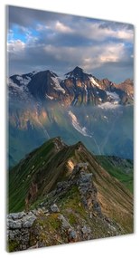 Tablou din Sticlă vârfuri de munte