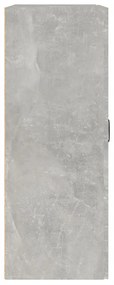 Dulap de perete suspendat, gri beton, 69,5x32,5x90 cm 1, Gri beton