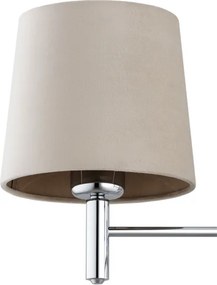 BRILAGI - Lustră cu tijă MONTE 3xE27/60W/230V bej/crom lucios