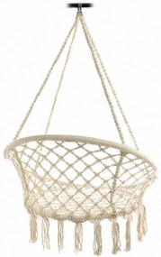 Leagan copii si bebelusi pentru interior si exterior Novokids™ Round Textile Swing, Suspendabil, 0+ ani, Pozitie somn, Maxim 120 kg, Pentru casa si