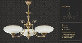 Candelabru 3 brate design clasic realizat manual CASAMIA