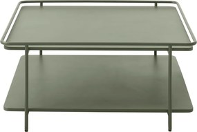 Măsuță de cafea verde din metal 75x75 cm Yuba – Unique Furniture