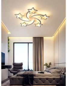 Lustra Led Cu Telecomanda, Esn6552 5-WH, 150w