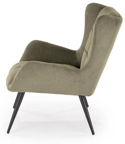 Fotoliu Byron stofa olive H92 cm