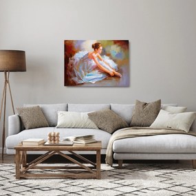 Tablou pe sticlă - Balerina (70x50 cm)