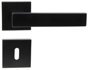 Fitinguri din Zamak Torino - rozeta BB, neagra