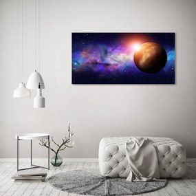 Pictura pe sticlă acrilică Nebuloasă