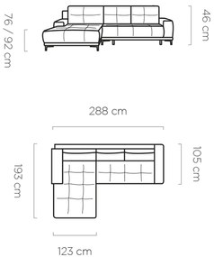 Canapea extensibila Havana