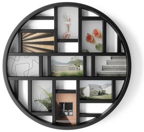 Ramă foto neagră de agățat din plastic Luna – Umbra