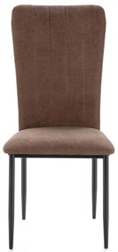 Scaune de dining maro 4 buc. Holly – Marckeric