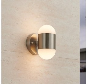 Eglo MEROLA 75392 - Aplica de perete pentru exterior cu LED, 2xLED/3,7W/230V, IP44, crom mat