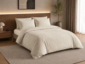 Lenjerie de pat din bumbac LINIE CREME crem Dimensiune lenjerie de pat: 70 x 90 cm | 140 x 200 cm
