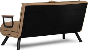 Canapea extensibila 2 locuri, Atelier del Sofa, 859FTN2870, Maro deschis