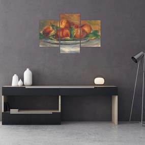 Tablou - Auguste Renoir, Peaches on a  Plate, reproducere (90x60 cm)