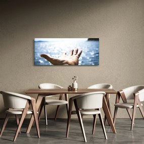 Tabloul cu palma deschisă (120x50 cm)