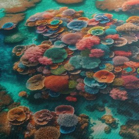 Tablou - Priveliște spre mare (cu ceas) (90x30 cm)