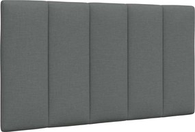 vidaXL Pernă pentru tăblie de pat, Hanko, gri închis, 80 cm, material textil