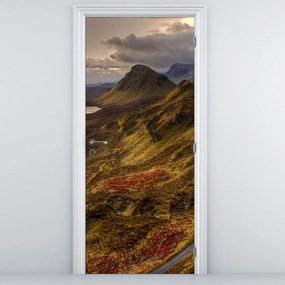 Fototapet pentru ușă - Munții Scoțieni (95x205cm)