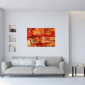 Tablou cu pictură pe pereți (90x60 cm)