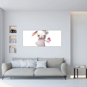 Tablou - Animăluț în acuarelă N⁰1 (120x50 cm)