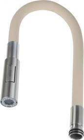 Pipa flexibila pentru baterie bucatarie, cu 2 functii, bej, Deante Luno Bej