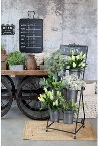 Panou decorativ din metal "Weekdays", H70 cm