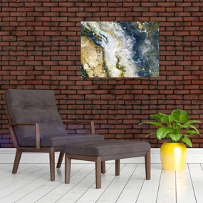 Tablou - Abstract auriu (70x50 cm)