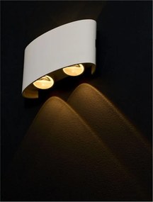 Aplica LED iluminat exterior ambiental IP54 DUOMO alb