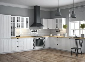 Dulap pentru alimente D60P, alb/pin Andersen, dreapta, PROVENCE
