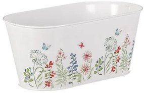 Husă metalică pentru ghiveci Grassland, 24 x 14 x11 cm