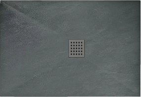 Cadita dus dreptunghiulara Rea Rock 80x120 gri