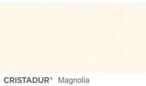 Set chiuveta bucatarie Schock Mono N-100 si baterie bucatarie Schock Laios Cristadur Magnolia cu dus extractibil 57 x 51 cm