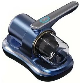 Aspirator portabil fără sac pentru acarieni cu filtru antialergic și lumină UV - violet