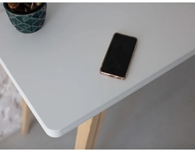 Masă consolă bej/în culoare naturală 45x90 cm Envelope – Ragaba